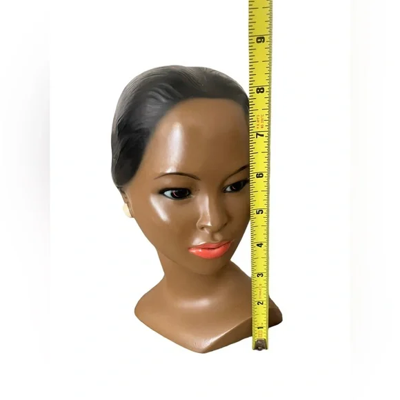 VTG Marwal Chalkware Bust Polynesian Woman - Picture 2 of 9